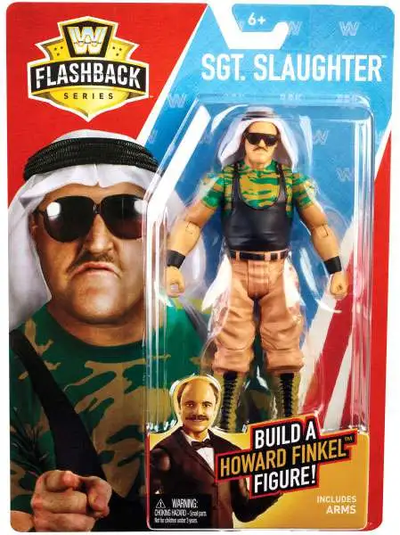 WWE Wrestling Flashback Series 1 Sgt. Slaughter Action Figure