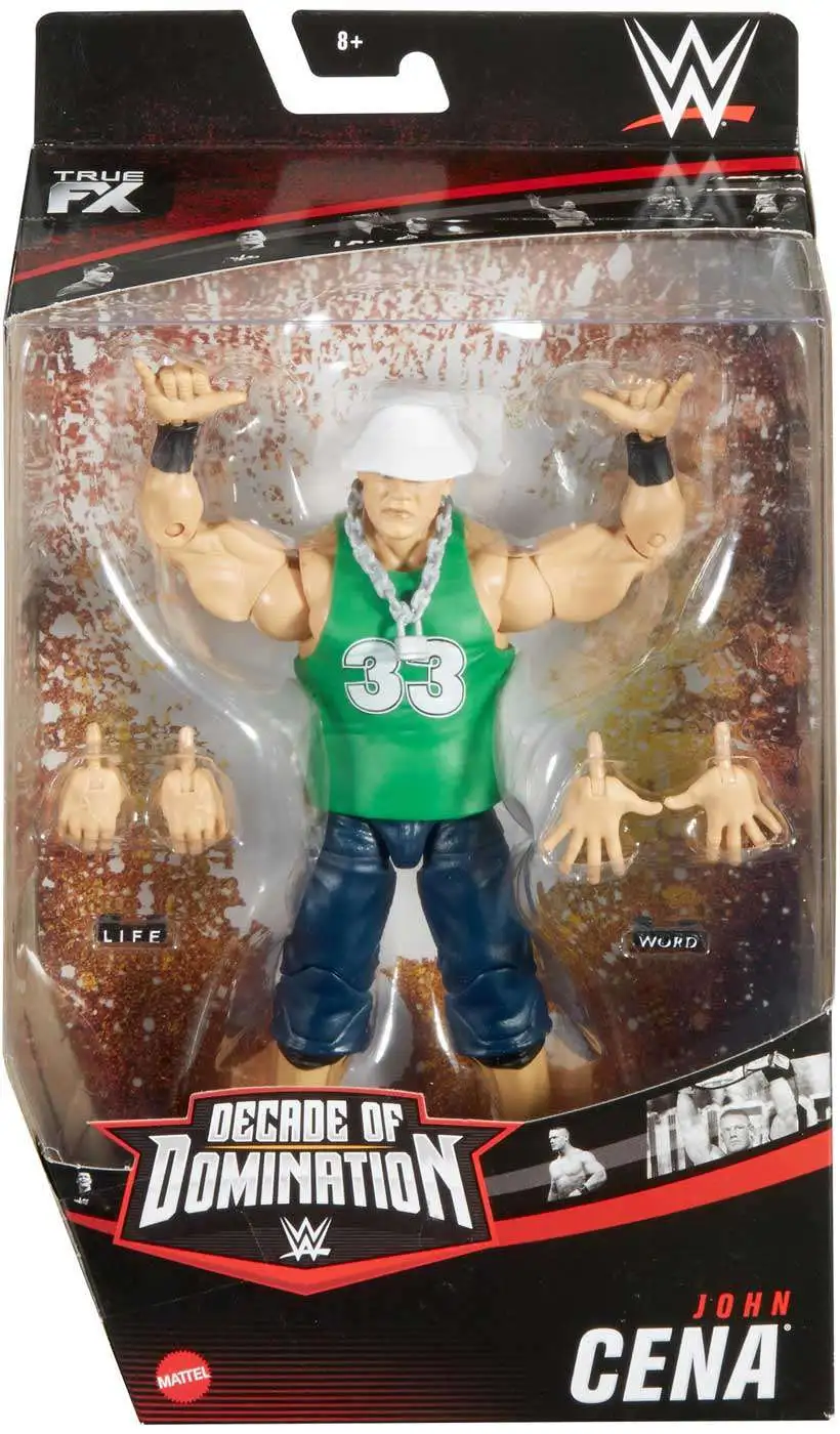 Mattel WWE Elite Collection John Cena 6" Action Figure for sale online Decade of Domination 
