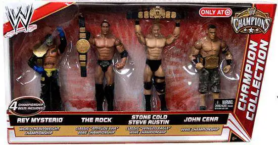 WWE Wrestling Champions Collection John Cena, Rey Mysterio, Steve