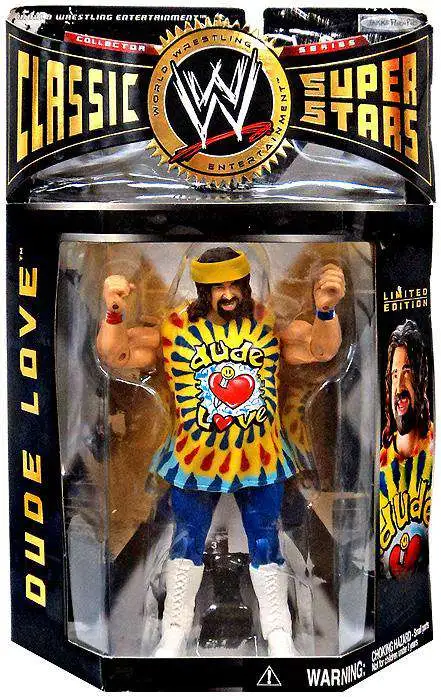 WWE Wrestling Classic Superstars Series 2 Dude Love Action Figure [Multicolored Wristband Variant, Loose]