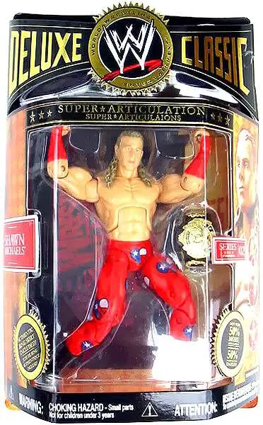 Jakks Pacific WWE WWF Deluxe Classic Shawn Michaels Series 2 Action Figure 2007 for sale online 