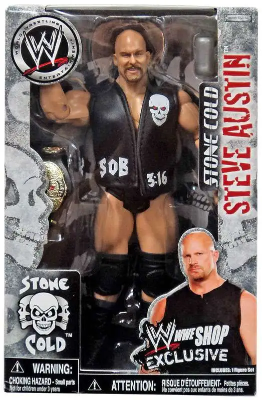 WWE Wrestling Classic Superstars Exclusives Stone Cold Steve Austin Exclusive Action Figure