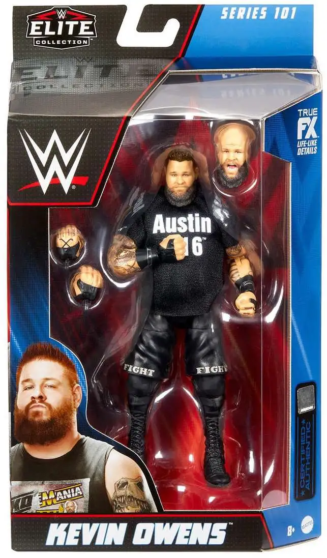 Kevin Owens - WWE Elite Survivor Series 2023 WWE Toy Wrestling Action  Figure by Mattel!