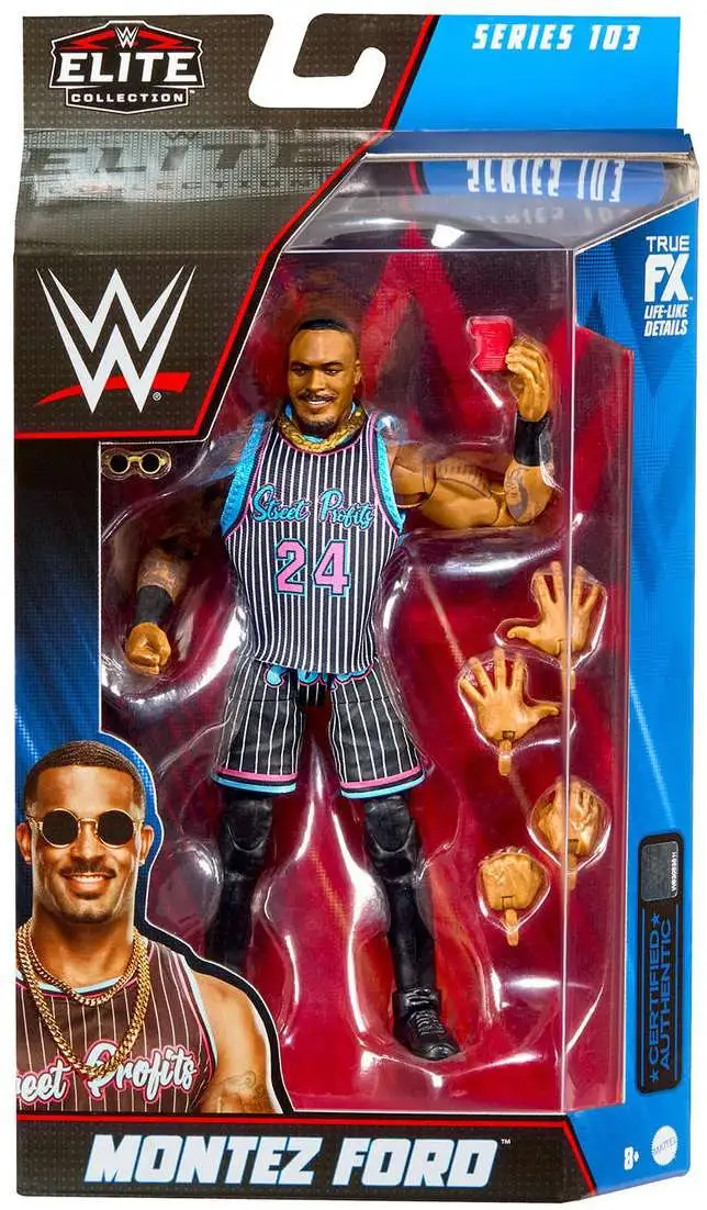 WWE Wrestling Elite Collection Series 103 Montez Ford Action Figure ...