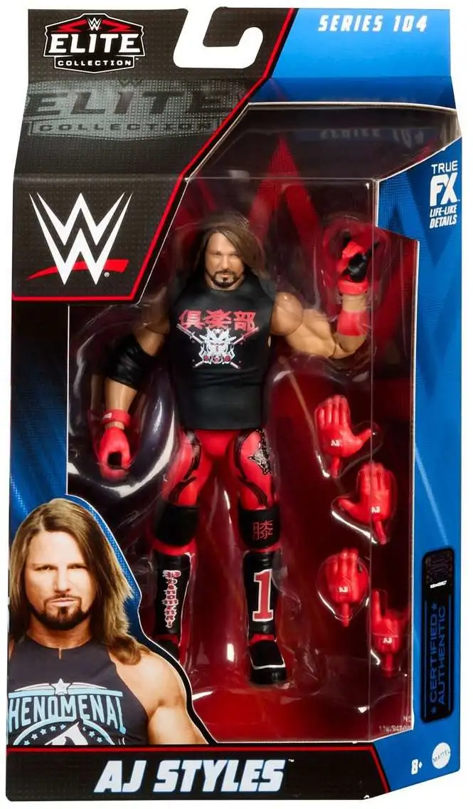 WWE Wrestling Elite Collection Series 104 AJ Styles Action Figure