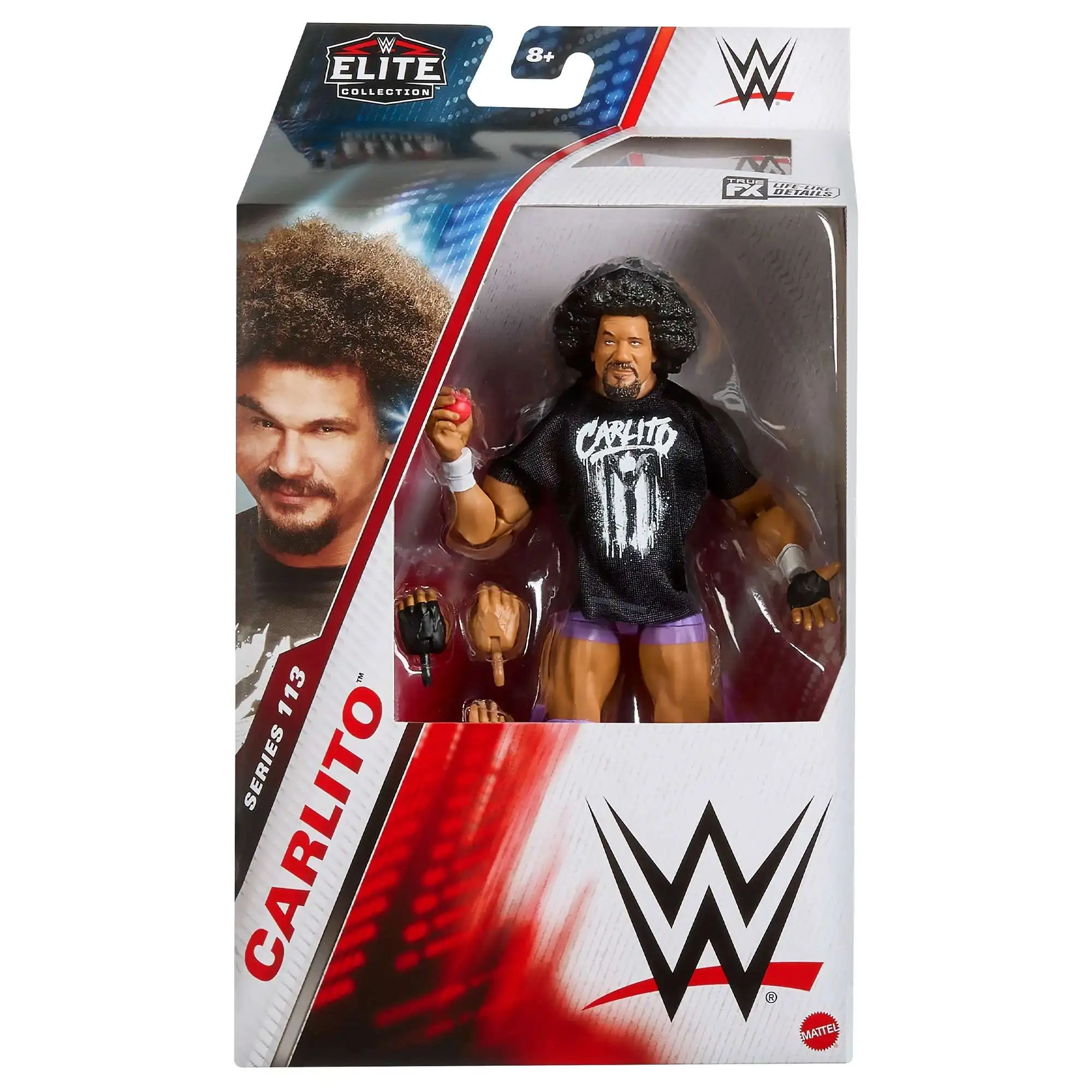 WWE Wrestling Elite Collection Series 113 Carlito Action Figure [Chase, Purple Trunks]
