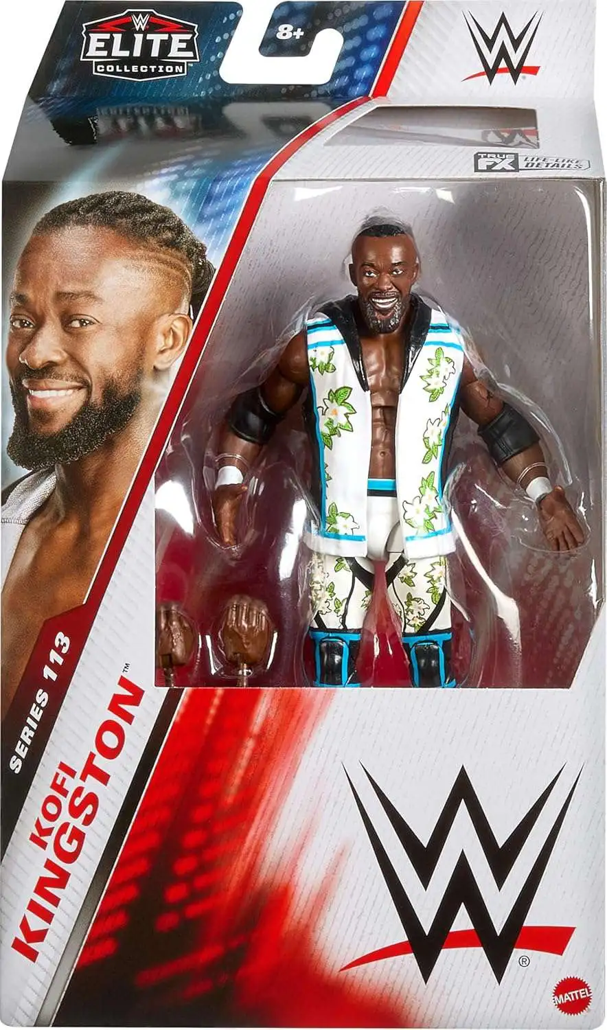 WWE Wrestling Elite Collection Series 113 Kofi Kingston Action Figure