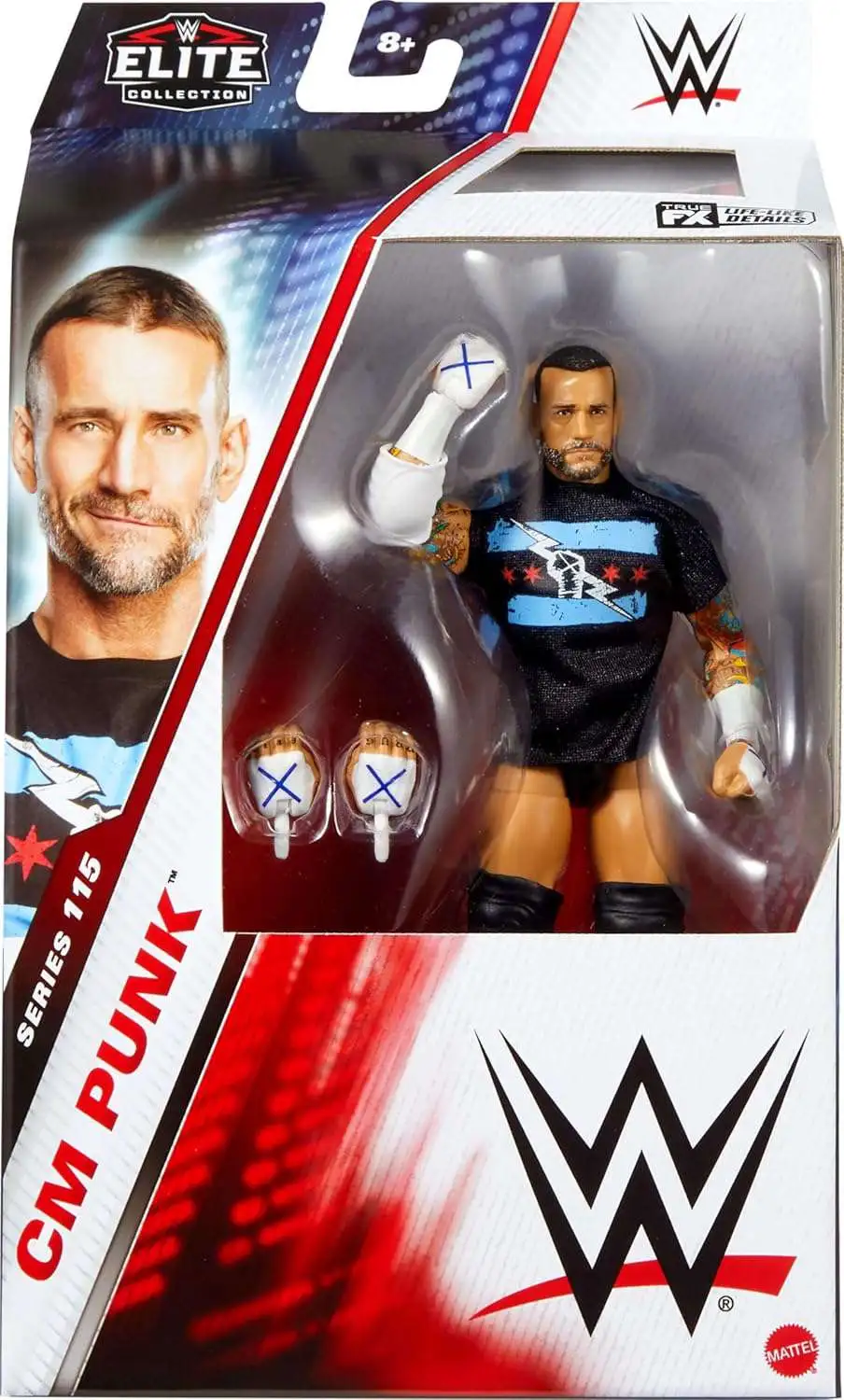 WWE Wrestling Elite Collection Series 115 CM Punk Action Figure [Damaged Package]