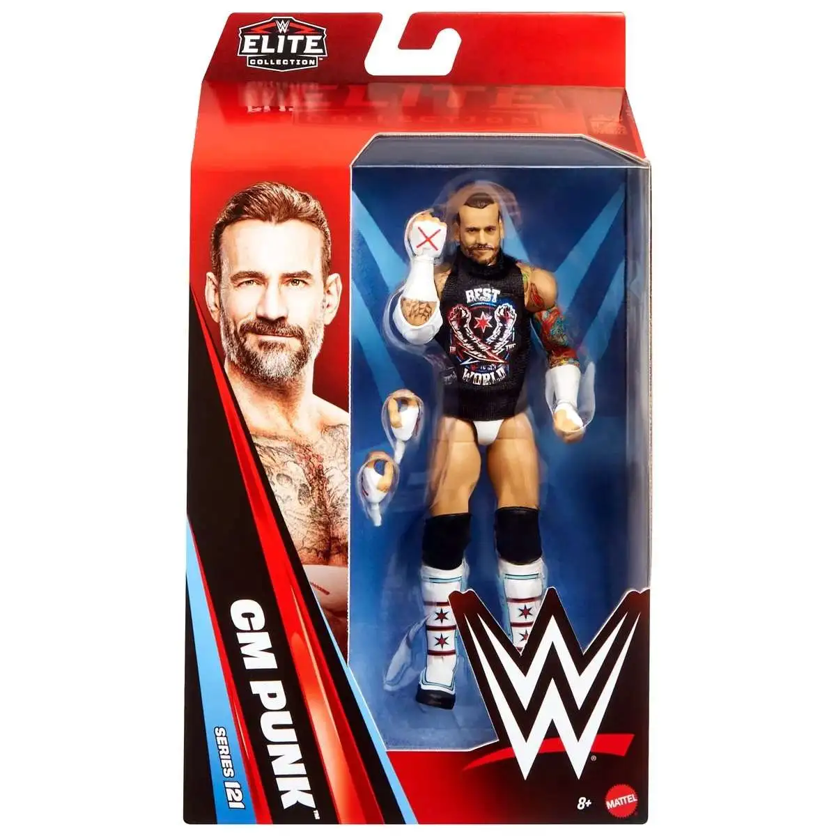 WWE Wrestling Elite Collection Series 121 CM Punk Action Figure