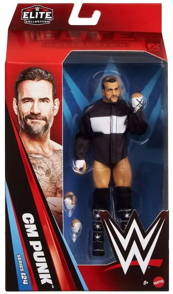 WWE Wrestling Elite Collection Series 124 CM Punk Action Figure