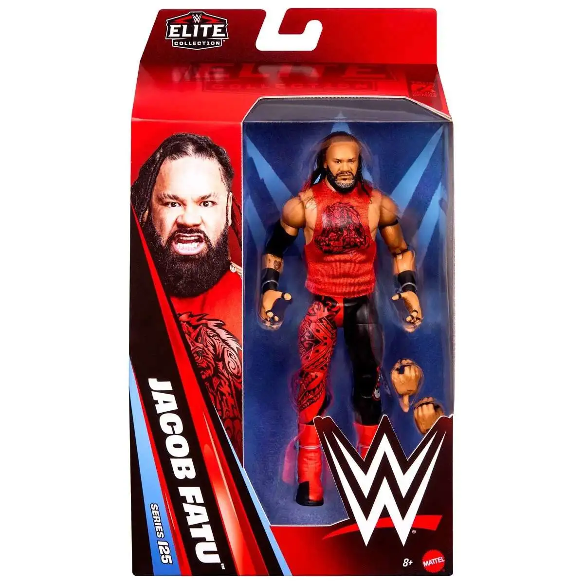 WWE Wrestling Elite Collection Series 125 Jacob Fatu Action Figure (Pre-Order ships May)