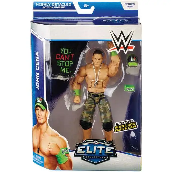 John Cena Basic Series 34 WWE Mattel wrestling figure 