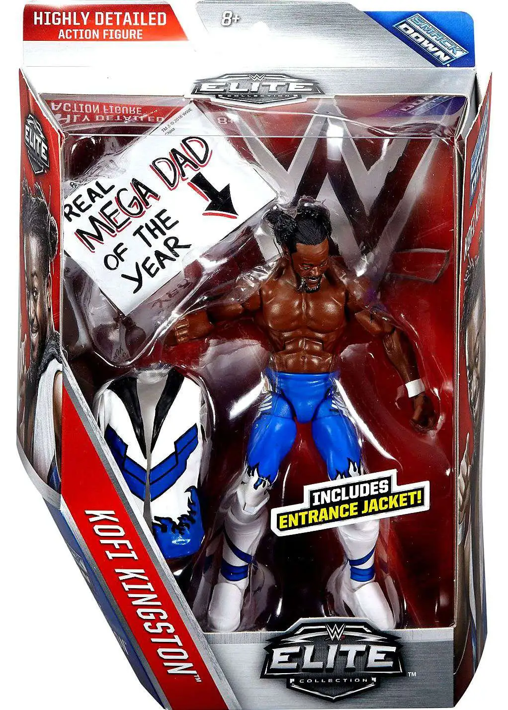 WWE Wrestling Elite Collection Series 43 Kofi Kingston New Day 6 Action  Figure Entrance Jacket Mattel Toys - ToyWiz