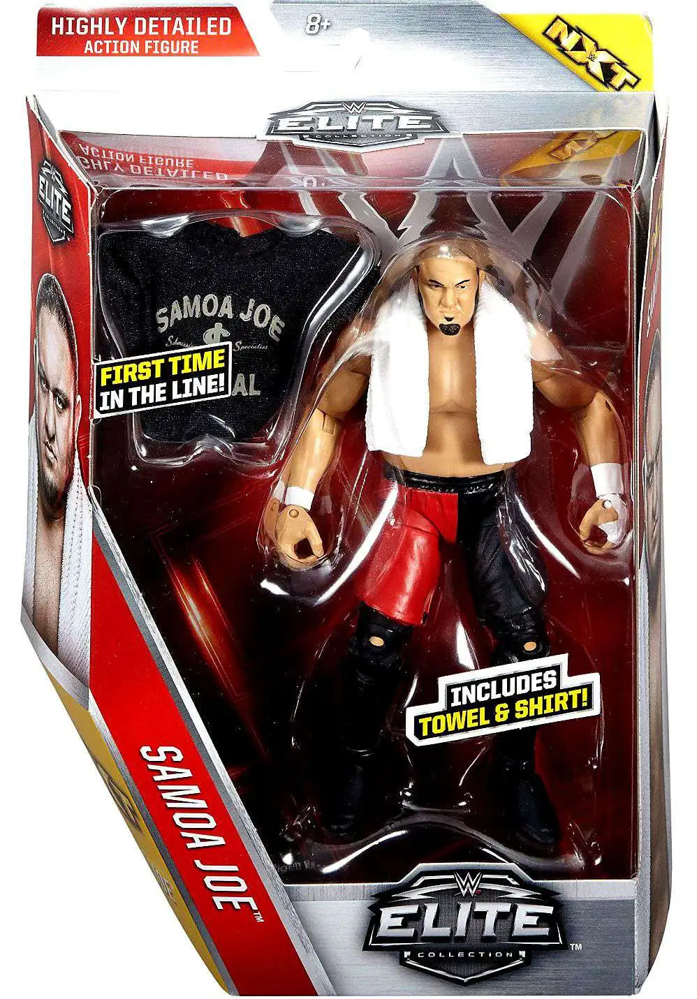 WWE Wrestling Elite Collection Series 43 Samoa Joe Action Figure Towel  Shirt Mattel Toys ToyWiz