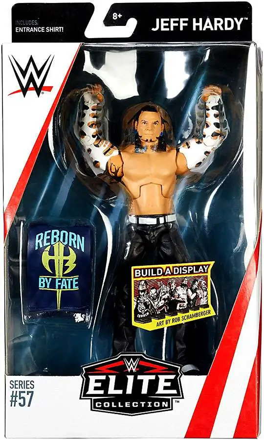 WWE Mattel Jeff Hardy Elite Series #75 Figure loose 