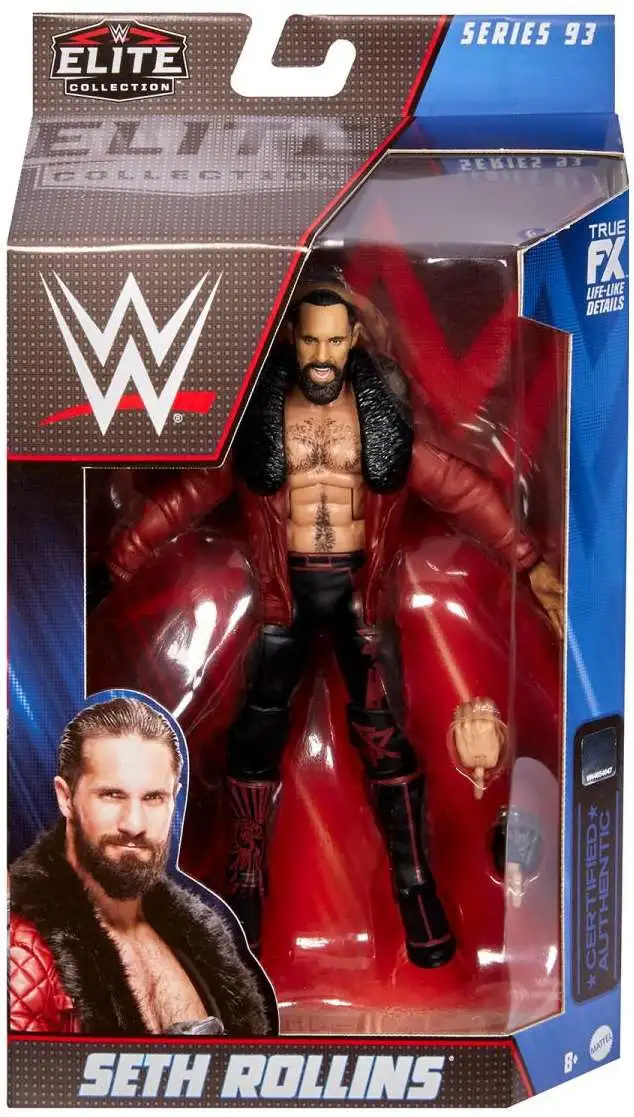 Utilizzati Marchi WWE Mattel Figura Elite Series Seth Rollins Raw MESSIA giocattolo Wrestling 