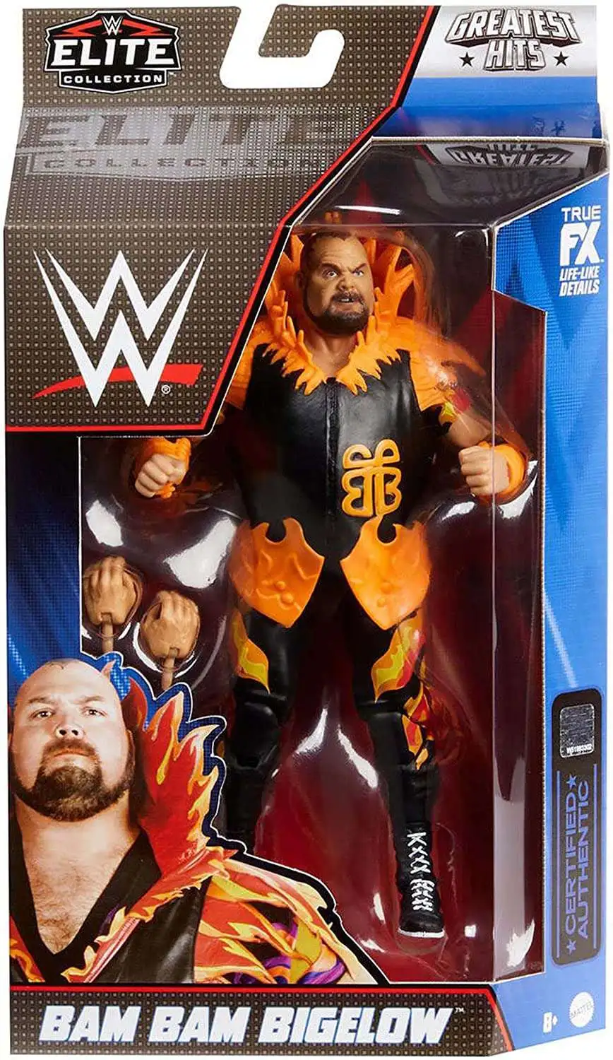 WWE Wrestling Elite Collection Greatest Hits Bam Bam Bigelow Action Figure