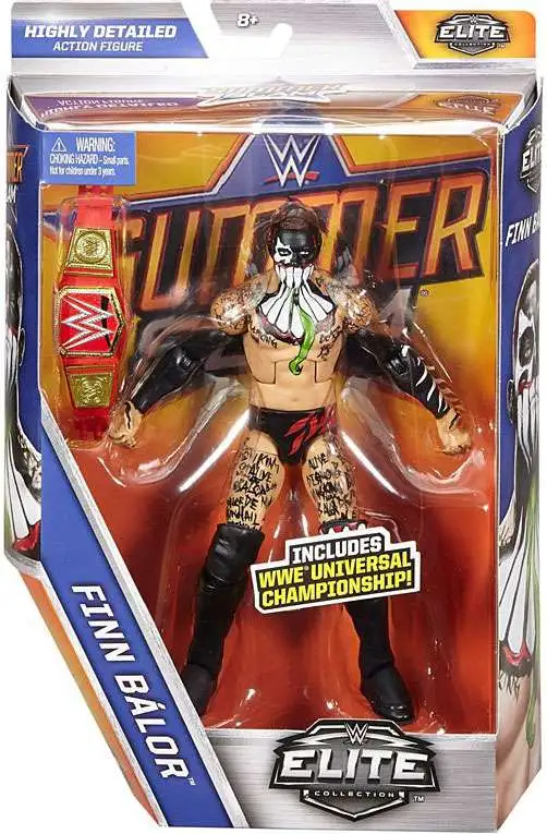 WWE Wrestling Elite Collection Summer Slam 2017 Finn Balor Action Figure [WWE Universal Championship Belt, Damaged Package]