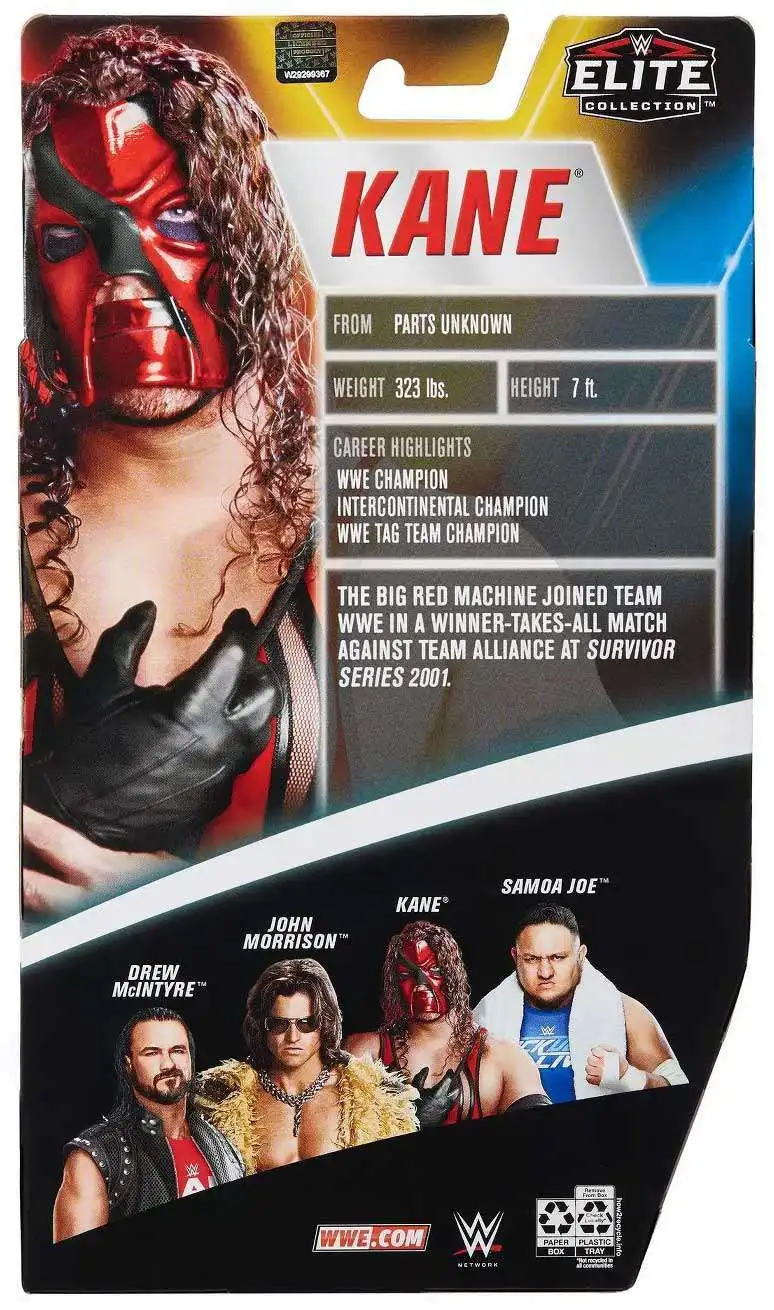 WWE signed kane survivor series elite buy figure