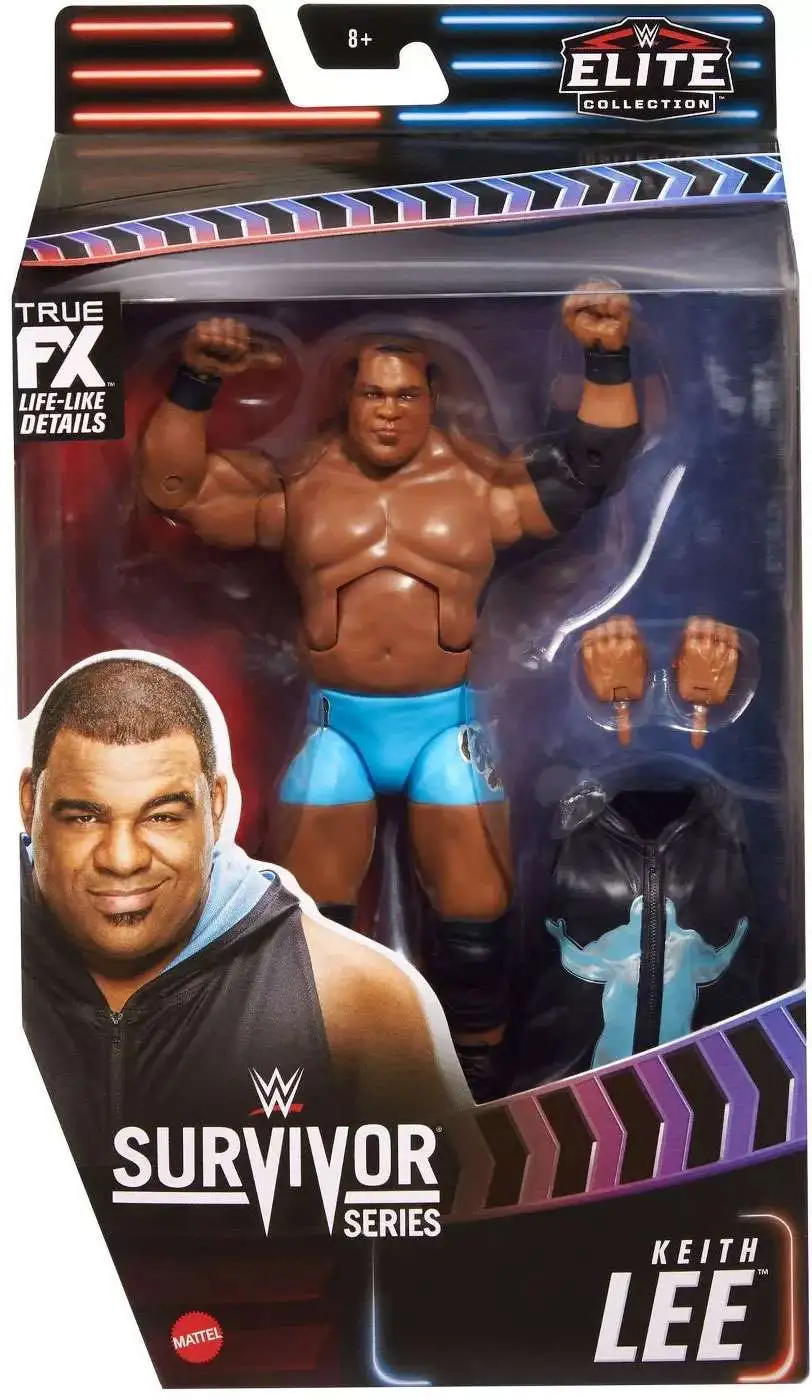 WWE Keith Lee Elite Collection Series 82 Action Figure 6 in Posable Collectible Gift Fans Ages 8 Years Old and Up​ 