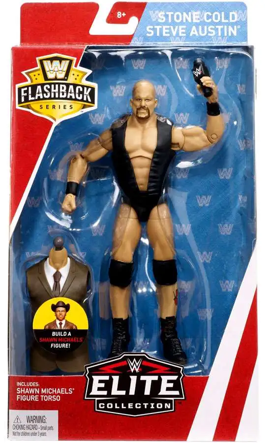 Mattel WWE Elite Collection Flashback Stone Cold Steve Austin 6" Action Figure for sale online 