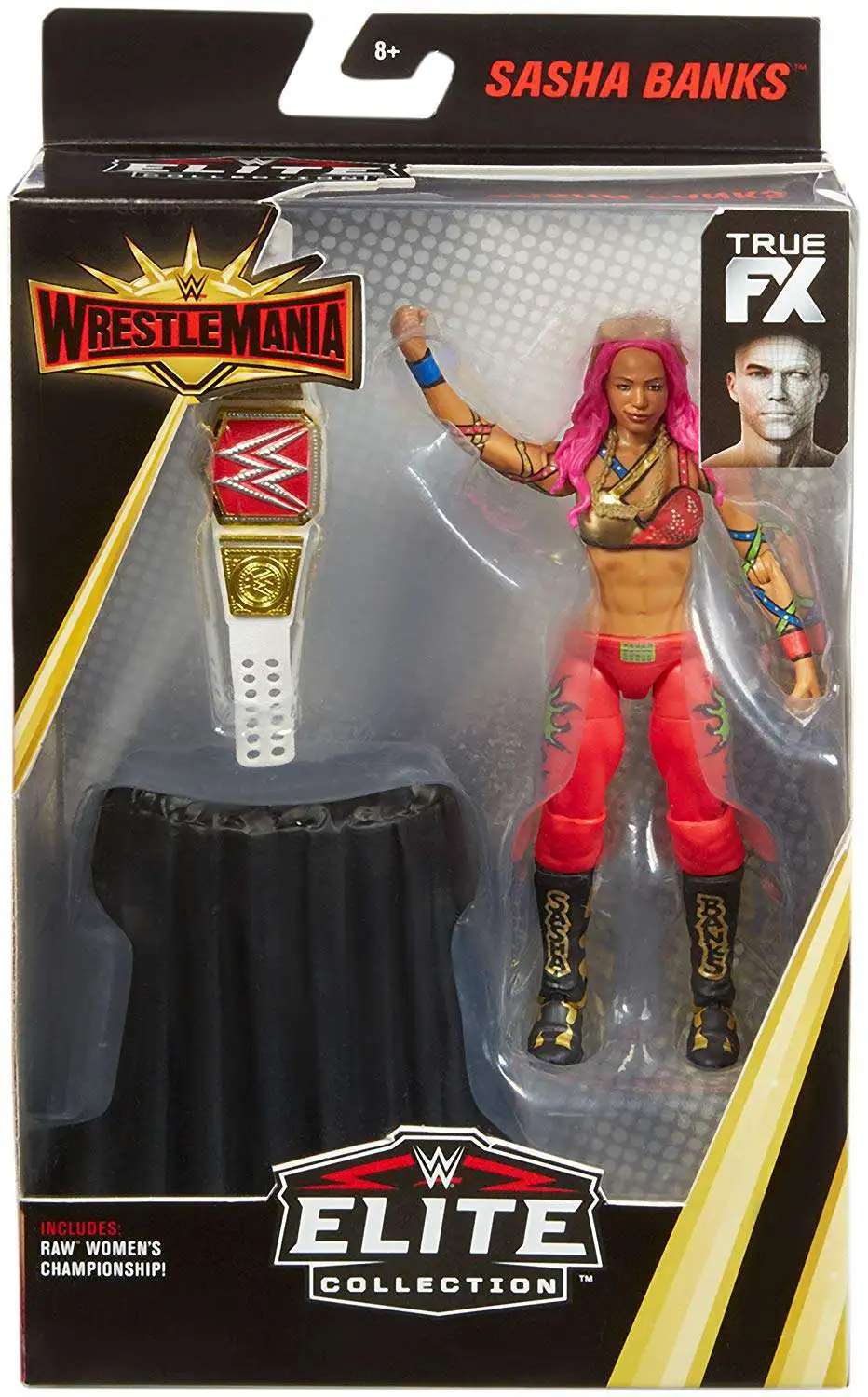 WWE Wrestling Elite Collection WrestleMania 35 Sasha Banks Action Figure