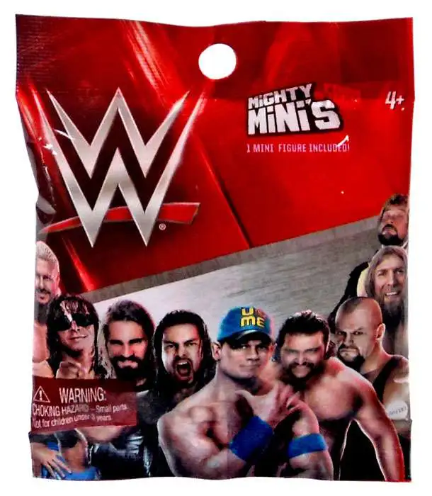WWE Wrestling Mighty Minis Series 1 Mystery Pack 1 RANDOM Figure Mattel ...