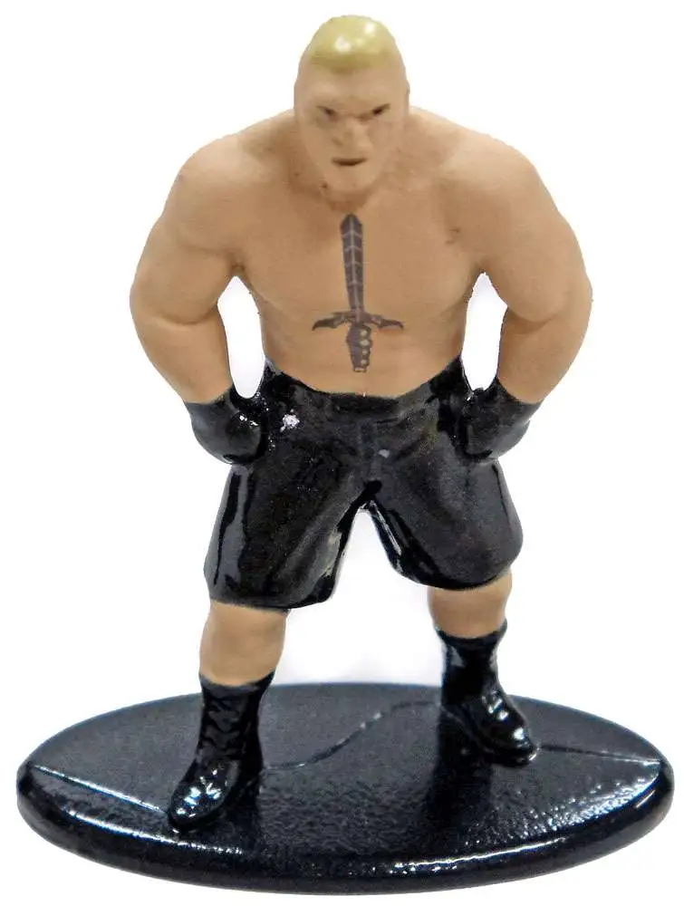 WWE Wrestling Nano Metalfigs Brock Lesnar 1.5-Inch Diecast Figure [Loose (No Package)]