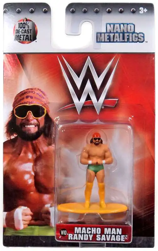 WWE Wrestling Nano Metalfigs Macho Man Randy Savage 1.5-Inch Diecast Figure W10