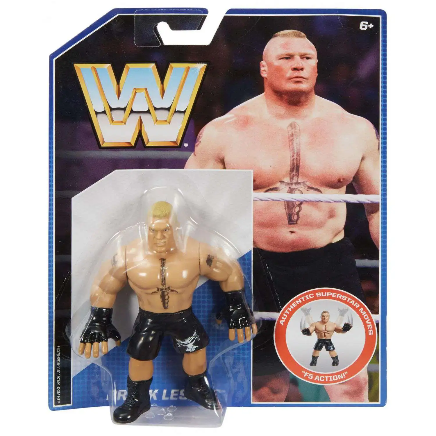 WWE Wrestling Retro Brock Lesnar Exclusive Action Figure