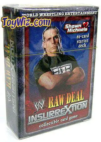 WWE Wrestling Raw Deal Trading Card Game InsurreXtion Shawn Michaels Starter Deck