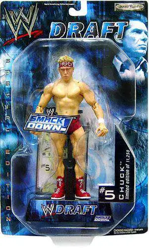 Jakks Pacific 2002 WWE Smackdown Draft #5 Chuck Limited Edition of 11 250 for sale online 
