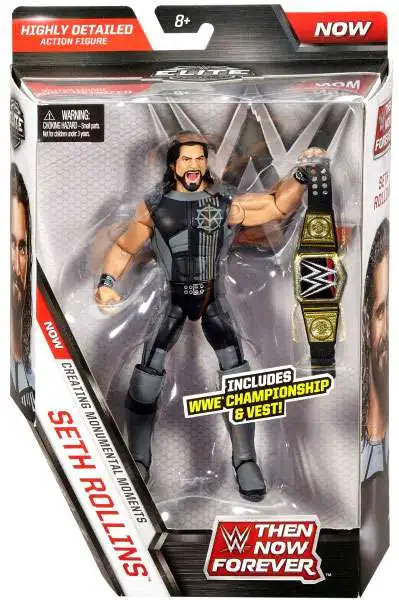 WWE Wrestling Elite Collection Then Now Forever Seth Rollins Action ...