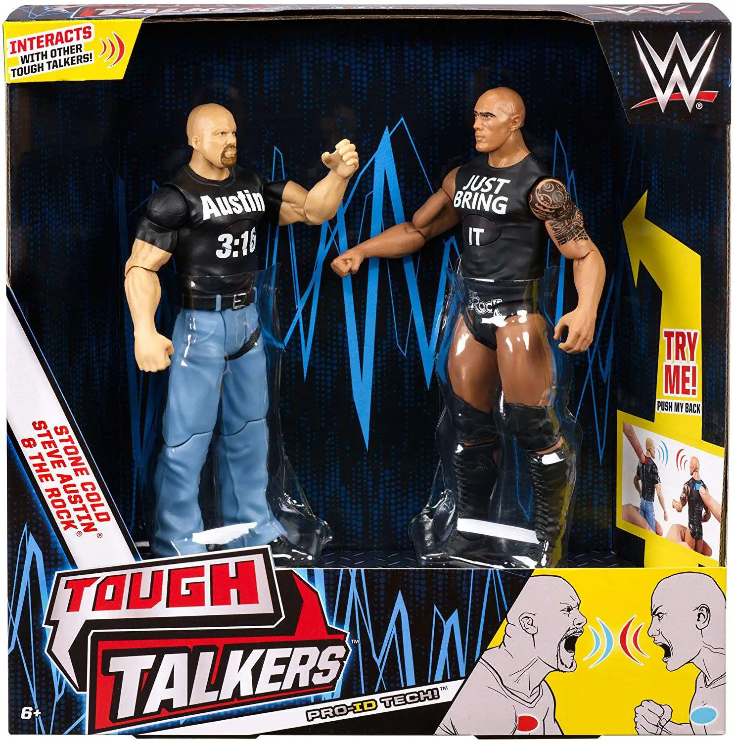 WWE Tough Talkers Roman Reigns & Triple H Figure 2 Pack 