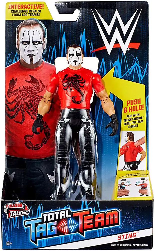 WWE WRESTLING INTERACTIVE TOTAL TAG TEAM SERIES STING WITH SOUNDS & PHRASES 