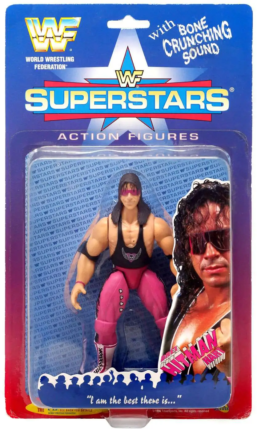 WWE Wrestling WWF Superstars Bret "The Hitman" Hart Action Figure