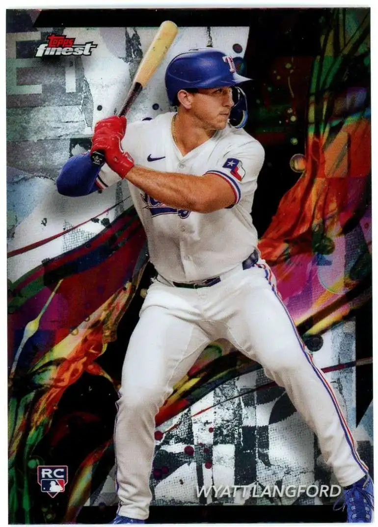 MLB 2024 Topps Finest Baseball Wyatt Langford #97 [Rookie]