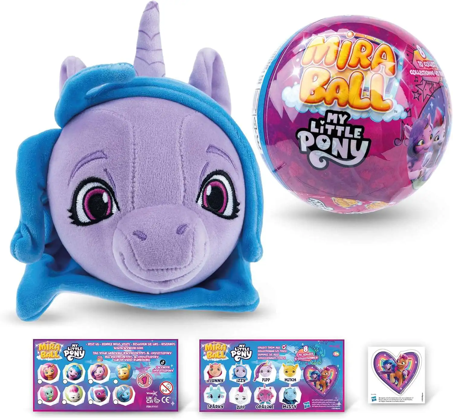 My Little Pony Miraball Mystery Pack [1 Plush, 1 Metal Ball, Stickers & More]