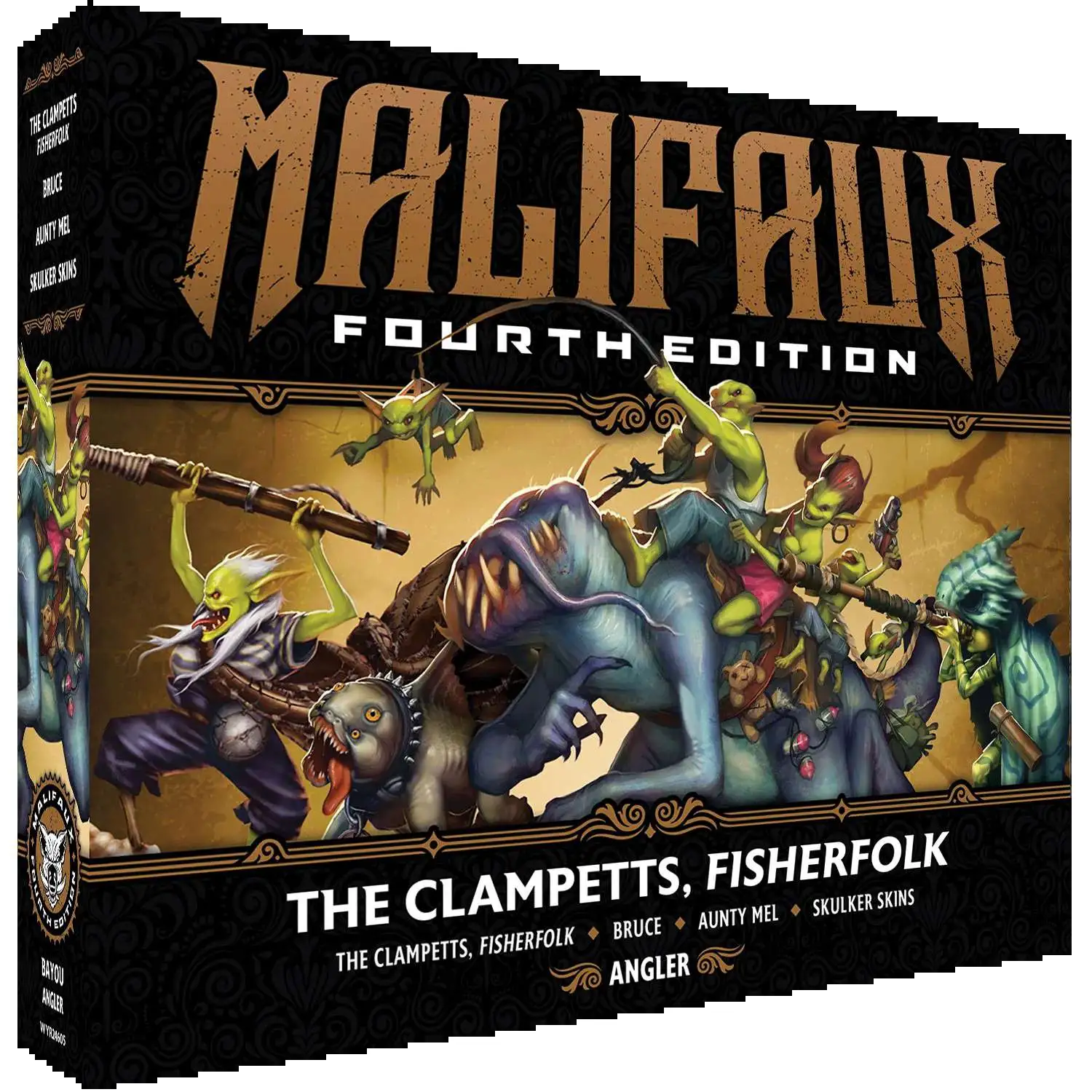 Malifaux Fourth Edition The Clampetts, Fisherfolk Miniatures Core