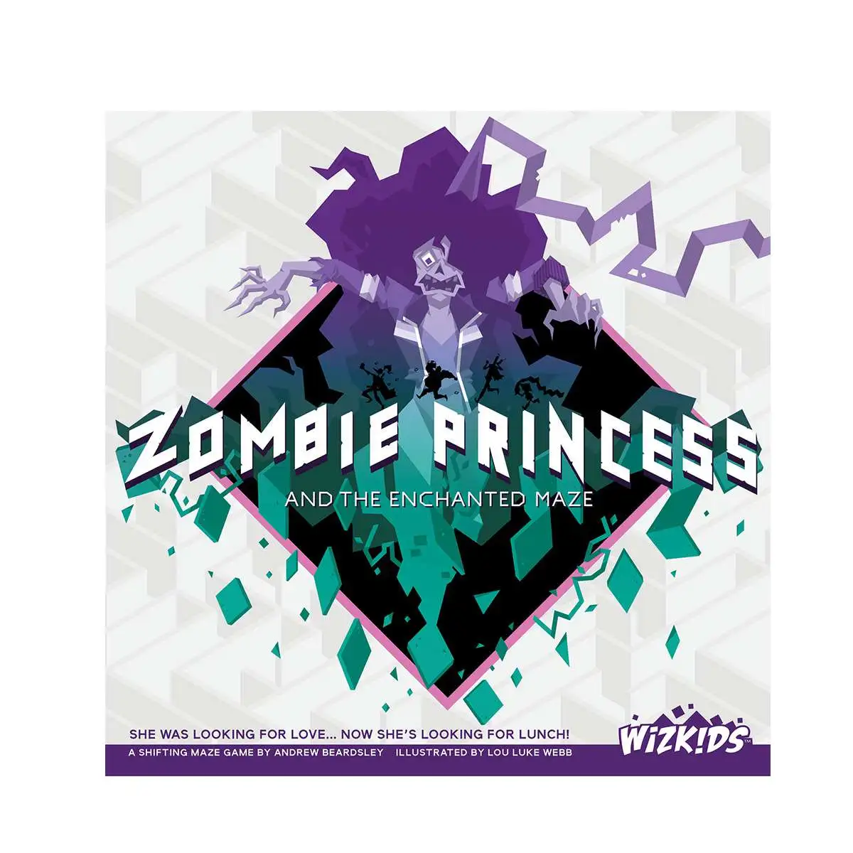 WizKids Zombie Princess and the Enchanted Maze Board Game