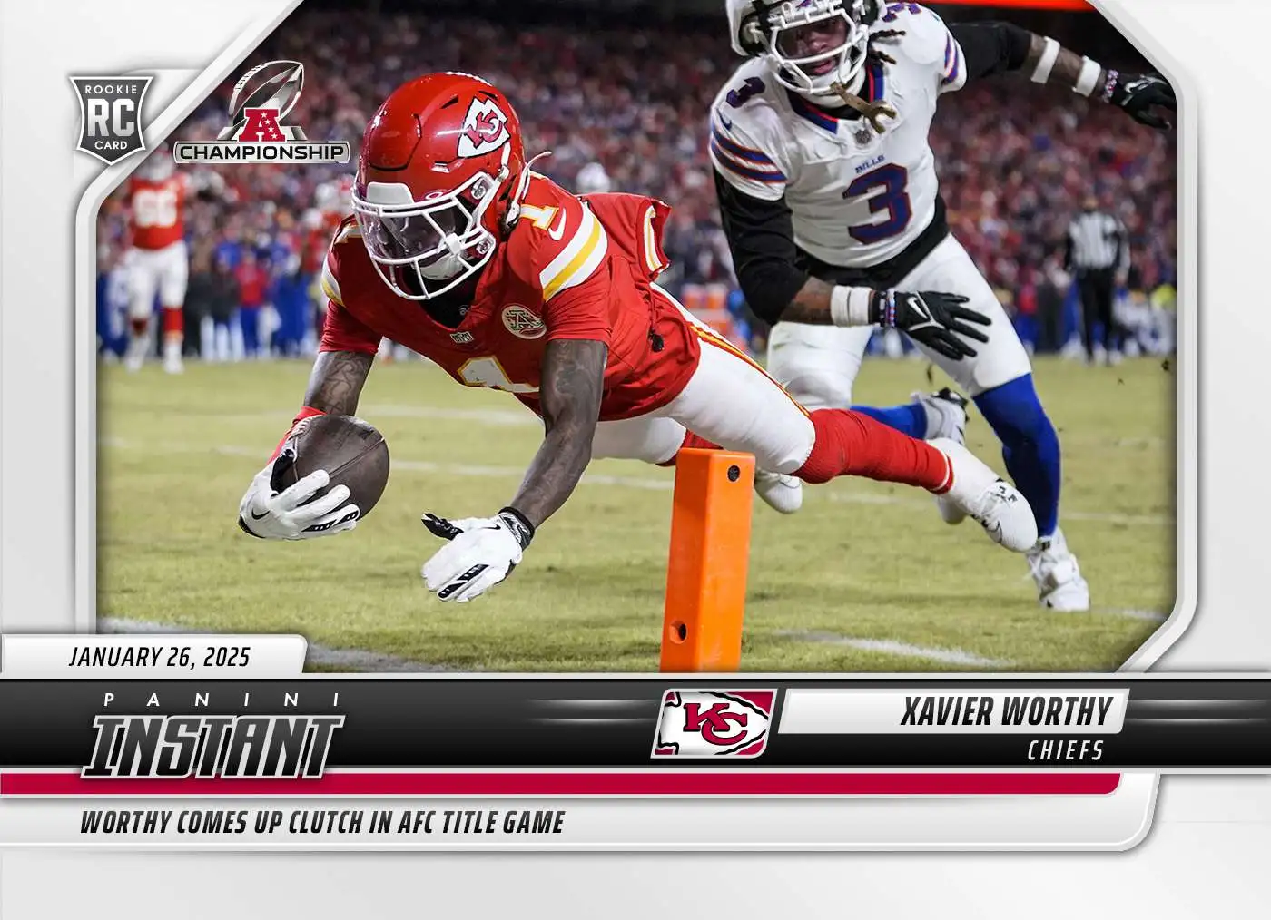 NFL 2024 Panini Instant Football Xavier Worthy #281 [Rookie]