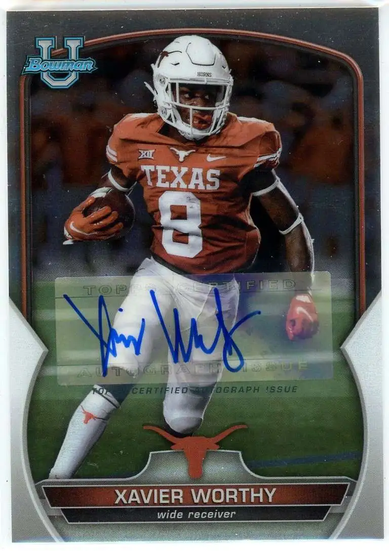 NFL 2022 Bowman University Xavier Worthy #29 [Auto]