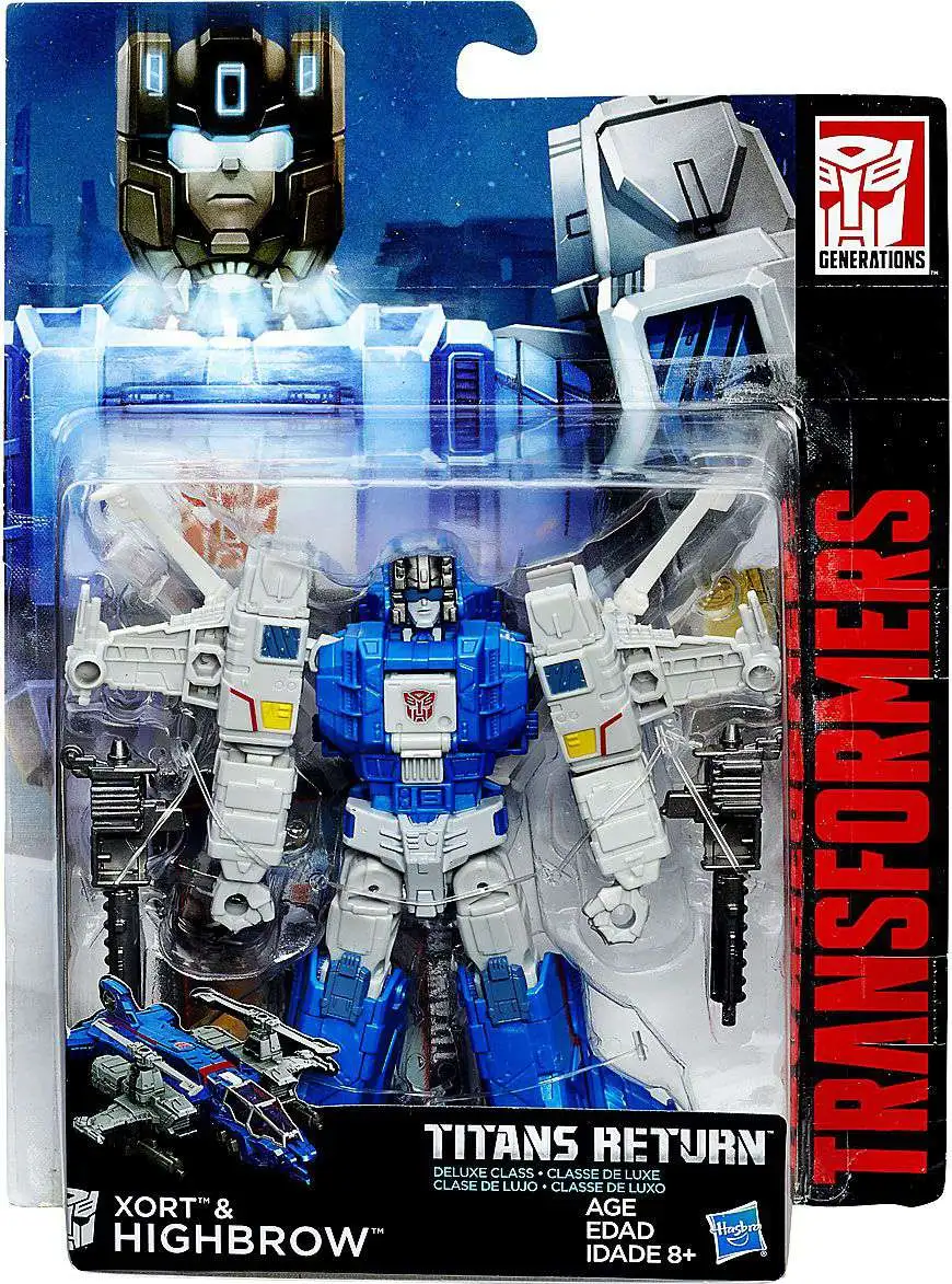 Transformers Generations Titans Return Xort & Highbrow Deluxe Action Figure