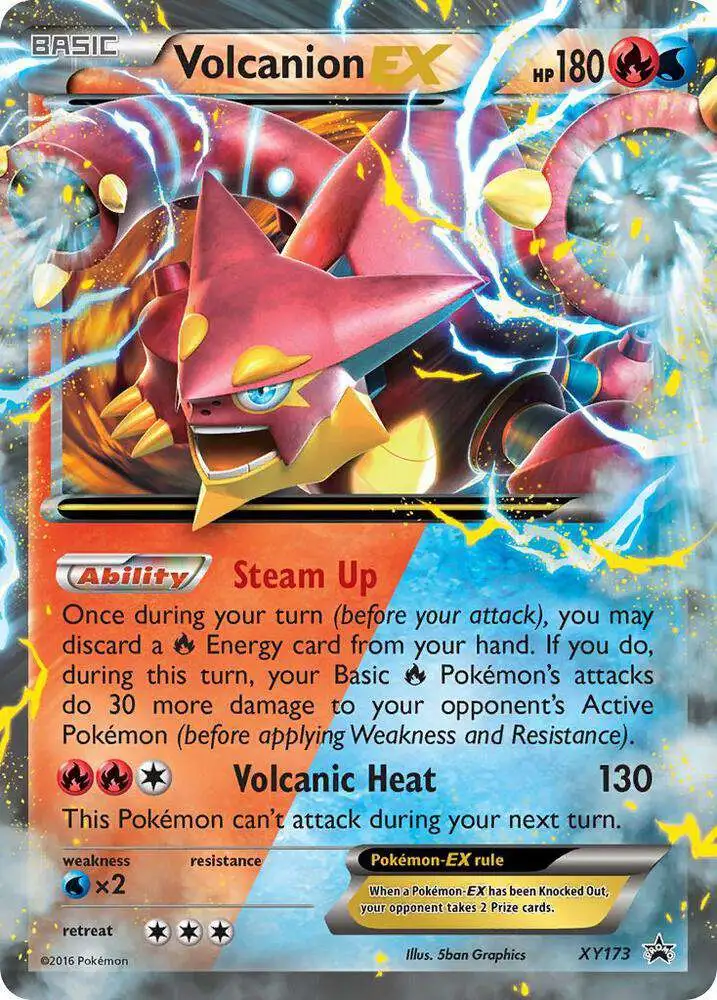 Pokemon X & Y Promo Volcanion EX XY173 [Lightly Played]
