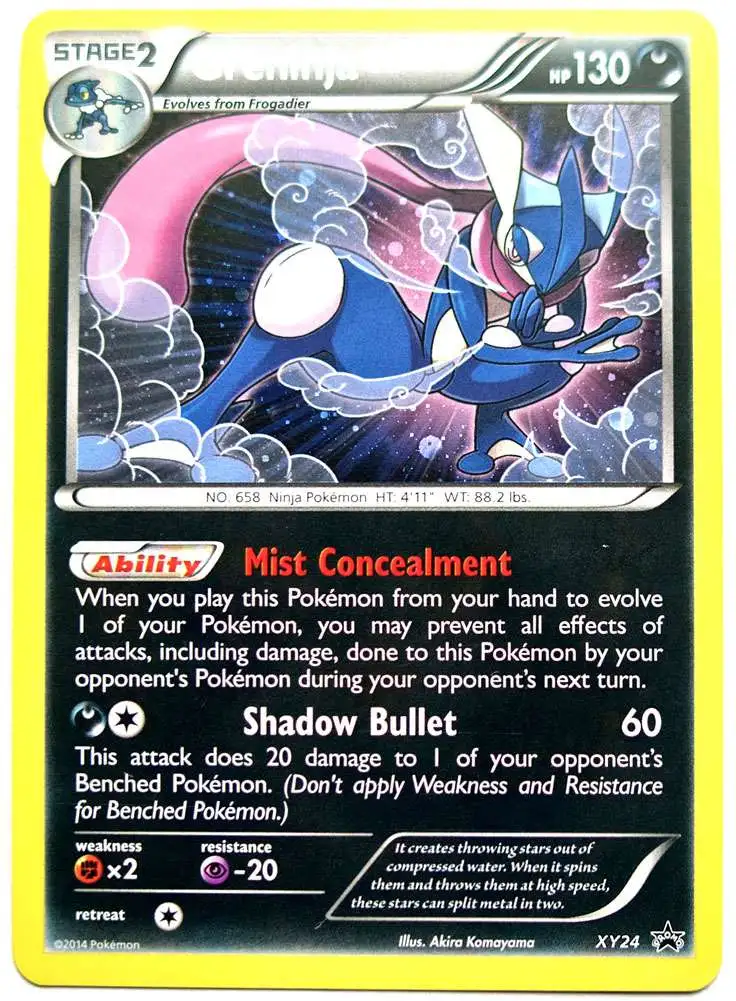 Pokemon X & Y Promo Holo Rare Greninja XY24 [Lightly Played]