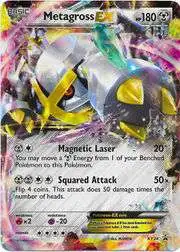 Pokemon X & Y Promo Ultra Rare Metagross EX XY34 [Lightly Played]