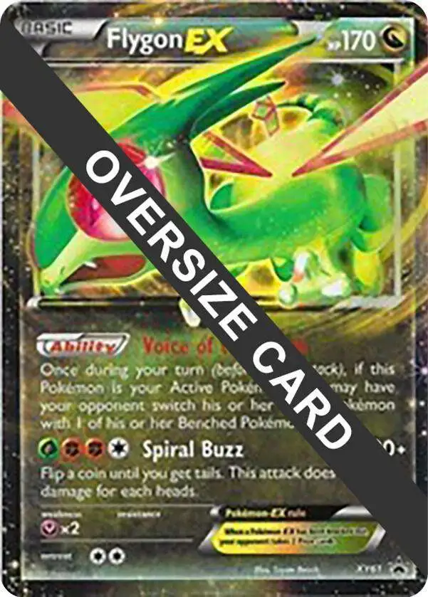 Pokemon X Y Promo Single Card Ultra Rare Flygon EX XY61 Oversized