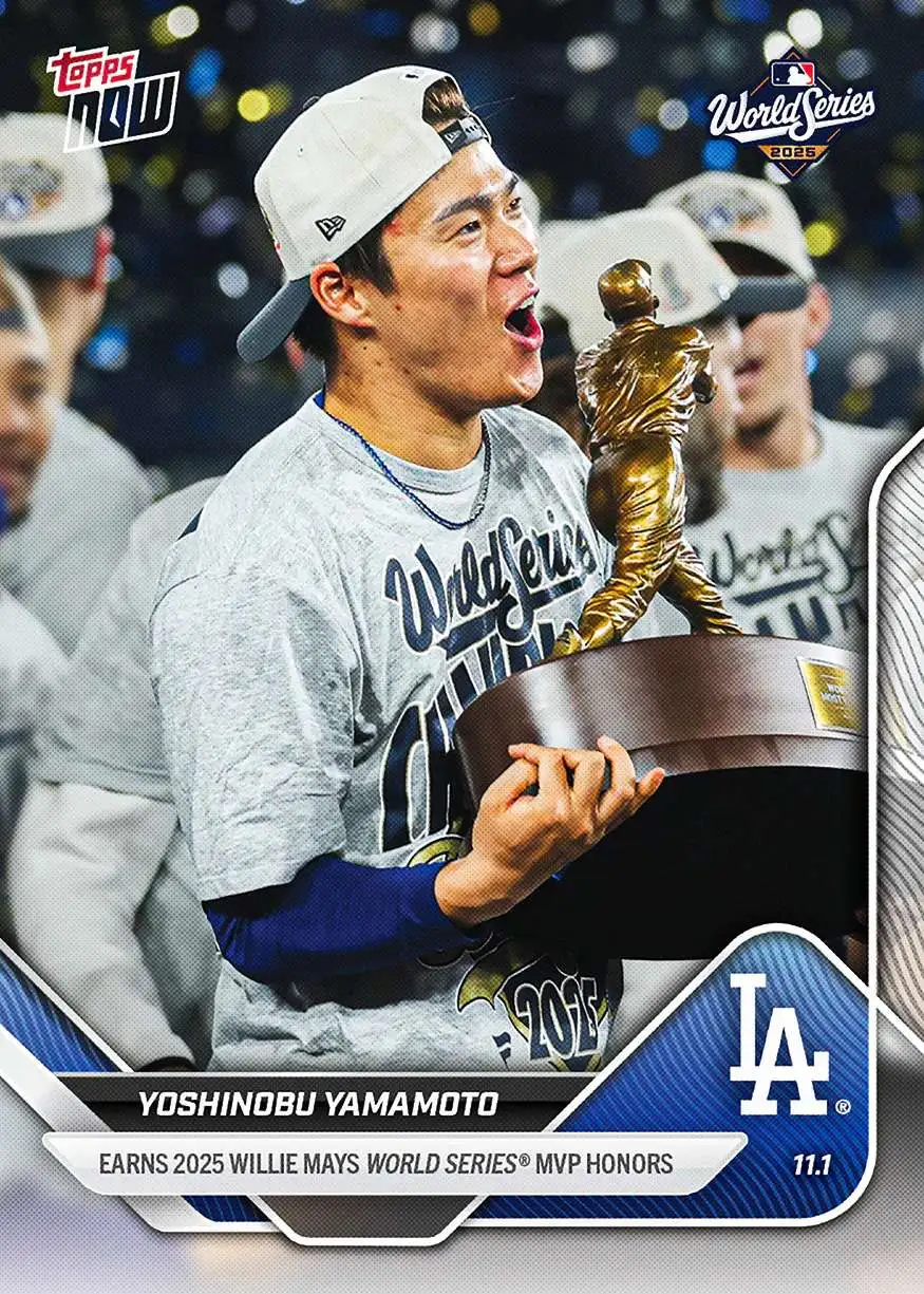 MLB Los Angeles Dodgers 2025 NOW Baseball Yoshinobu Yamamoto #926 [World Series MVP]