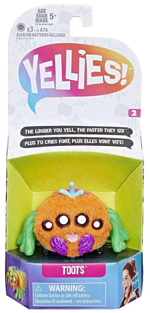 Yellies Toots Fuzzy Pet Figure