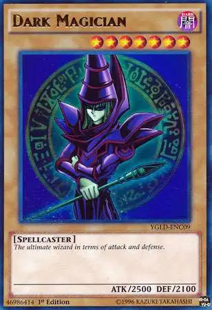 YuGiOh Yugi's Legendary Decks Ultra Rare Dark Magician YGLD-ENC09